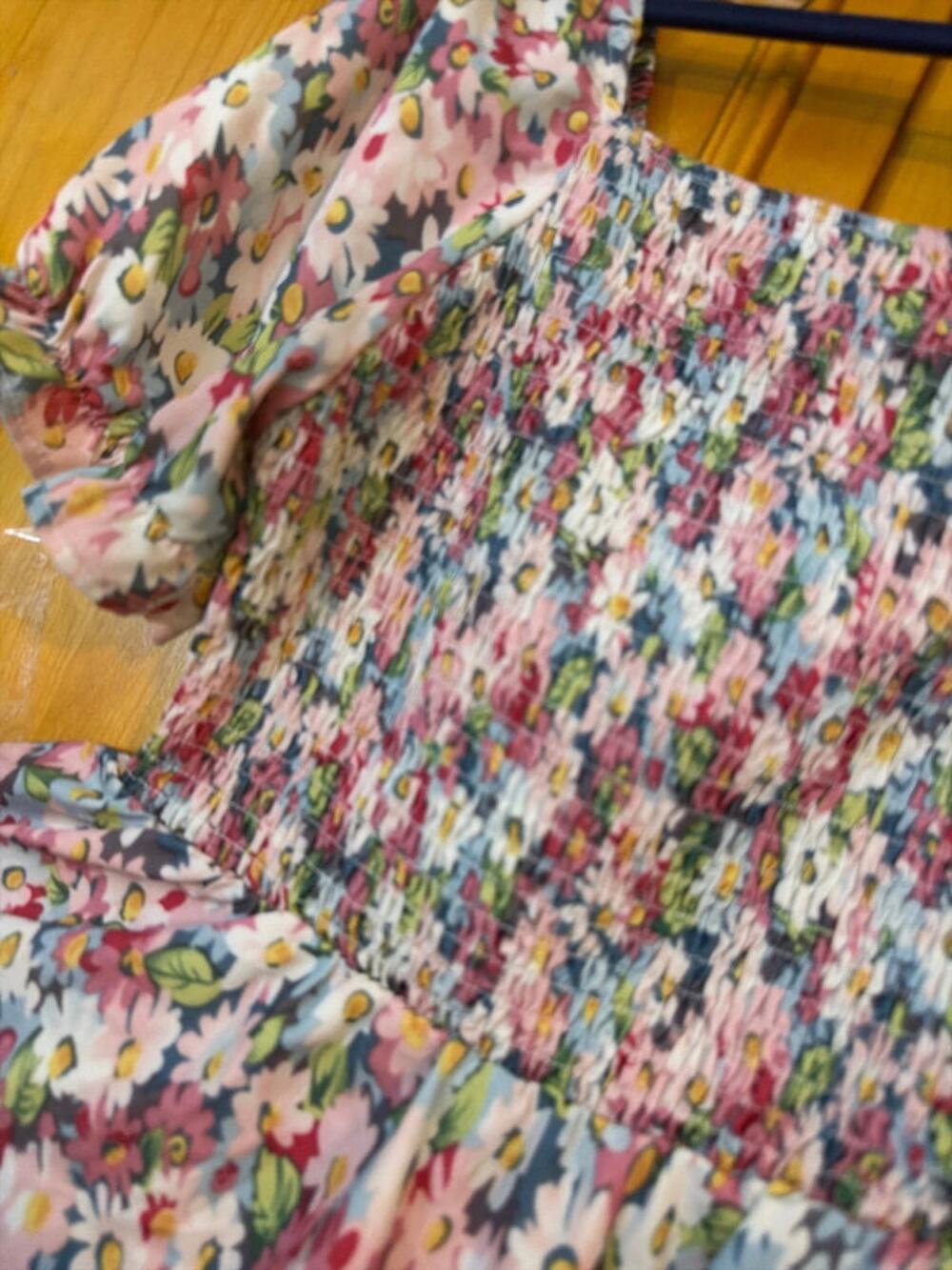 Elastic off shoulder plus top XL
